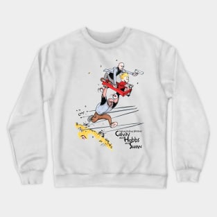 Calvin and Hobbs and Shaw Crewneck Sweatshirt